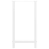Pieds de table de bar Blanc 2 pièces 50 x (90-91) cm Acier 536695536695