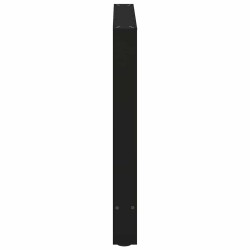 Pieds de table à manger Noir 2 pièces 80 x (72-73) cm Acier 536698536698