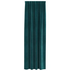 Rideaux occultants 2 pcs Vert foncé 140 x 260 cm Velours 536702536702