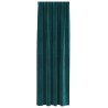 Rideaux occultants 2 pcs Vert foncé 140 x 260 cm Velours 536702536702