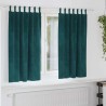 Rideaux occultants 2 pcs Vert foncé 140 x 175 cm Velours 536704536704