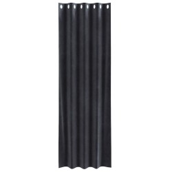 Rideaux occultants 2 pcs Gris foncé 140 x 245 cm Velours 536705536705