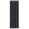 Rideaux occultants 2 pcs Gris foncé 140 x 245 cm Velours 536705536705