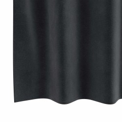 Rideaux occultants 2 pcs Gris foncé 140 x 245 cm Velours 536705536705