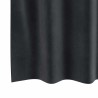 Rideaux occultants 2 pcs Gris foncé 140 x 245 cm Velours 536705536705