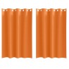 Rideaux occultants avec anneaux 2 pcs Orange vif 175 x 140 cm 536714536714
