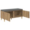 Banc d'entrée avec coussin Chêne Artisanal 100 x 38 x 46 cm 536715536715