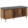 Banc d'entrée avec coussin Bois ancien 100 x 38 x 46 cm 536718536718