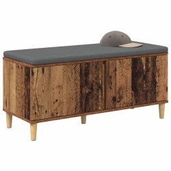 Banc d'entrée avec coussin Bois ancien 100 x 38 x 46 cm 536718536718
