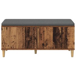 Banc d'entrée avec coussin Bois ancien 100 x 38 x 46 cm 536718536718