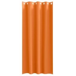 Rideaux occultants avec anneaux 2 pcs Orange vif 225 x 140 cm 536722536722