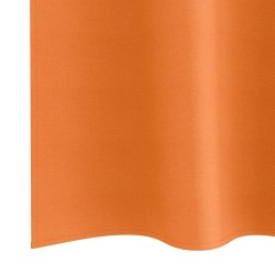 Rideaux occultants avec anneaux 2 pcs Orange vif 245 x 140 cm 536723536723