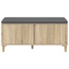 Banc d'entrée avec coussin Chêne Sonoma 100 x 38 x 46 cm 536725536725