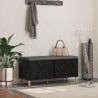 Banc d'entrée avec coussin Chêne Noir 100 x 38 x 46 cm 536726536726