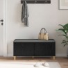 Banc d'entrée avec coussin Chêne Noir 100 x 38 x 46 cm 536726536726
