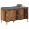 Banc d'entrée avec coussin Bois ancien 80 x 38 x 46 cm 536729536729