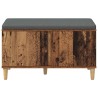 Banc d'entrée avec coussin Bois ancien 80 x 38 x 46 cm 536729536729