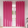 Rideaux occultants avec anneaux 2 pcs Rose vif 245 x 140 cm 536731536731