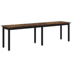 banc Chêne Fumé 160 x 35 x 45 cm Bois d'ingénierie 536737536737