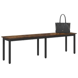 banc Chêne Fumé 160 x 35 x 45 cm Bois d'ingénierie 536737536737