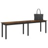 banc Chêne Fumé 160 x 35 x 45 cm Bois d'ingénierie 536737536737