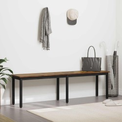banc Chêne Fumé 160 x 35 x 45 cm Bois d'ingénierie 536737536737