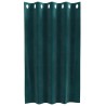 Rideaux occultants 2 pcs Vert foncé 140 x 140 cm Velours 536739536739