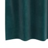Rideaux occultants 2 pcs Vert foncé 140 x 140 cm Velours 536739536739