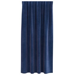 Rideaux occultants 2 pcs Bleu foncé 140 x 175 cm Velours 536744536744