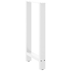 Pieds de table de bar Blanc 2 pièces 40 x (90-91) cm Acier 536746536746