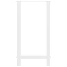 Pieds de table de bar Blanc 2 pièces 40 x (90-91) cm Acier 536746536746
