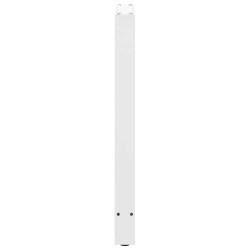 Pieds de table de bar Blanc 2 pièces 40 x (90-91) cm Acier 536746536746