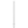 Pieds de table de bar Blanc 2 pièces 40 x (90-91) cm Acier 536746536746