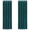Rideaux occultants 2 pcs Vert foncé 140 x 260 cm Velours 536747536747