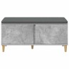 Banc d'entrée avec coussin Gris Béton 100 x 38 x 46 cm 536748536748