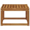 Pouf d'Extérieur Bois d'Acacia Massif Naturel 59 x 59 x 37 cm 536762536762