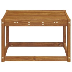 Pouf d'Extérieur Bois d'Acacia Massif Naturel 59 x 59 x 37 cm 536762536762