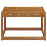 Pouf d'Extérieur Bois d'Acacia Massif Naturel 59 x 59 x 37 cm 536762536762