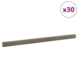 Nez de marche 30 pcs Champagne 67 x 3 x 2 cm Aluminium 536763536763