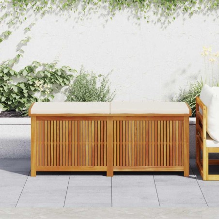 Boîte à coussins d'extérieur 150x50x60,5cm bois massif d'acacia 536771536771