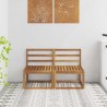 2 Pièce Sofa de milieu extérieur Bois d'Acacia Massif Naturel 536774536774
