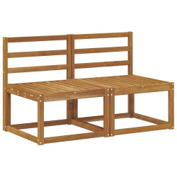 2 Pièce Sofa de milieu extérieur Bois d'Acacia Massif Naturel 536774536774