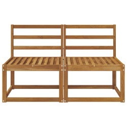 2 Pièce Sofa de milieu extérieur Bois d'Acacia Massif Naturel 536774536774