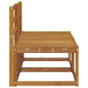2 Pièce Sofa de milieu extérieur Bois d'Acacia Massif Naturel 536774536774
