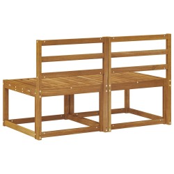 2 Pièce Sofa de milieu extérieur Bois d'Acacia Massif Naturel 536774536774