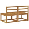 2 Pièce Sofa de milieu extérieur Bois d'Acacia Massif Naturel 536774536774