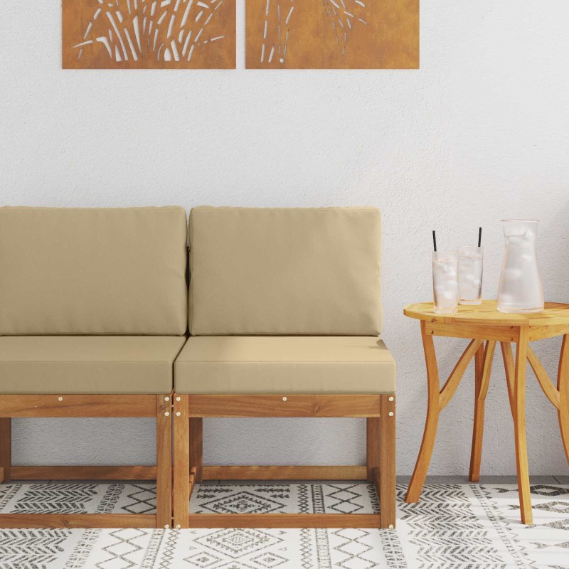 Sofa de milieu extérieur Bois d'Acacia Massif 536775536775