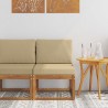 Sofa de milieu extérieur Bois d'Acacia Massif 536775536775