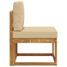 Sofa de milieu extérieur Bois d'Acacia Massif 536775536775