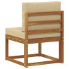 Sofa de milieu extérieur Bois d'Acacia Massif 536775536775